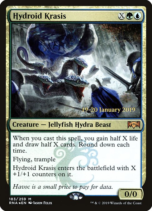 Hydroid Krasis (183s) [Ravnica Allegiance Promos]