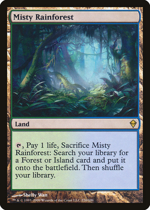 Misty Rainforest (220) [Zendikar]
