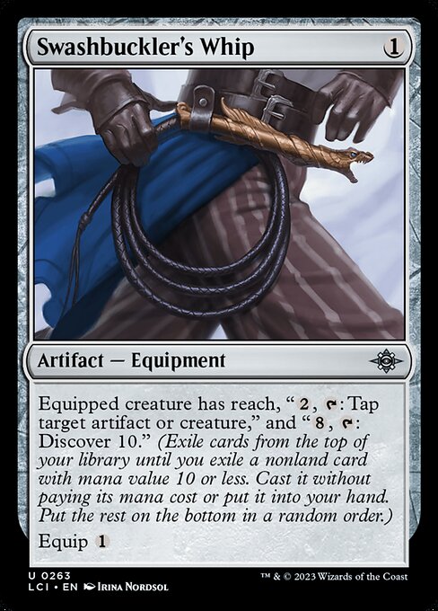 Swashbuckler's Whip (263) [The Lost Caverns of Ixalan]
