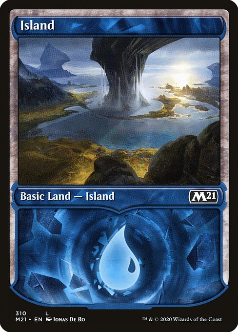 Island (310) [Core Set 2021] [Showcase]