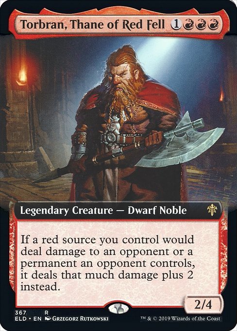 Torbran, Thane of Red Fell (367) [Throne of Eldraine] [Extended Art]