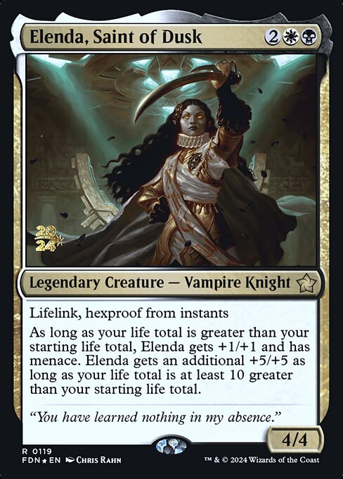 Elenda, Saint of Dusk (119s) [Foundations Promos]