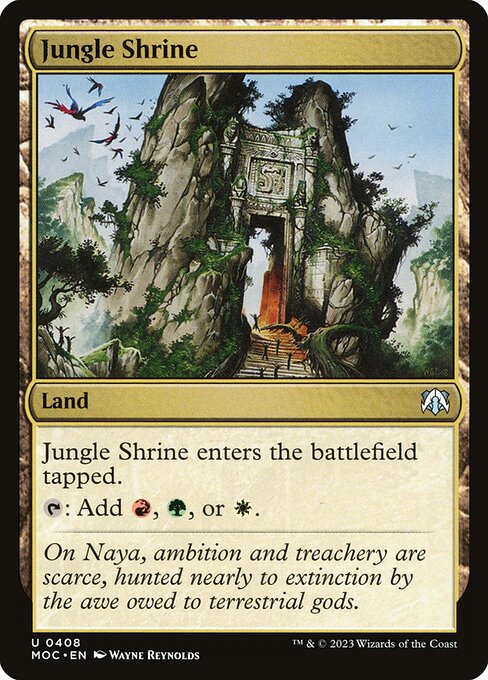Jungle Shrine (408) [March of the Machine Commander]