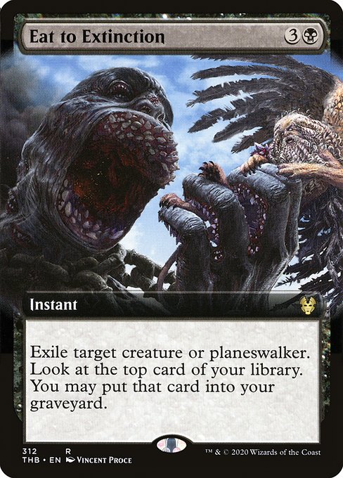 Eat to Extinction (312) [Theros Beyond Death] [Extended Art]