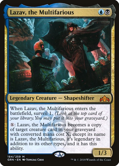 Lazav, the Multifarious (184) [Guilds of Ravnica]