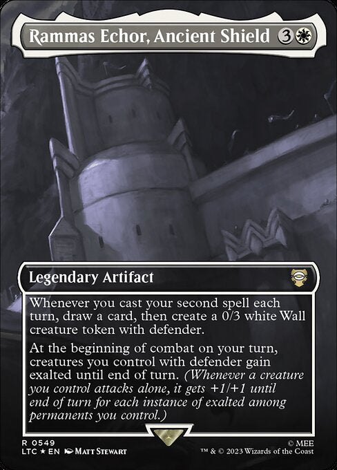 Rammas Echor, Ancient Shield (549) [Tales of Middle-earth Commander] [Borderless]