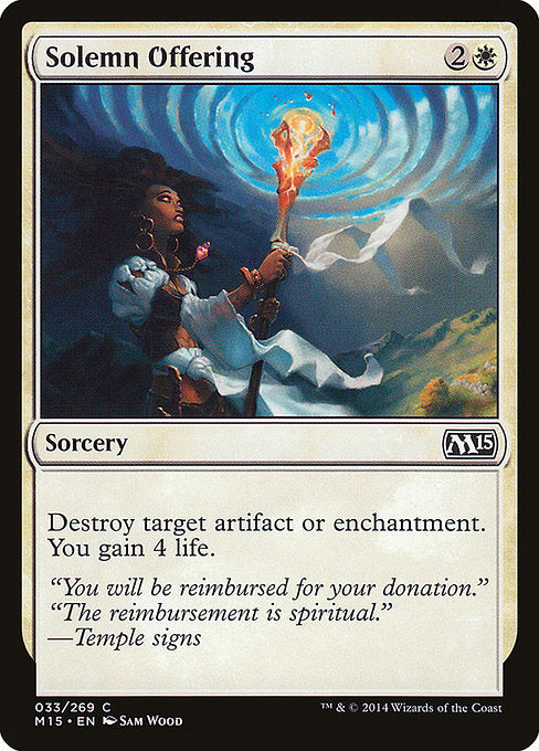 Solemn Offering (33) [Magic 2015]