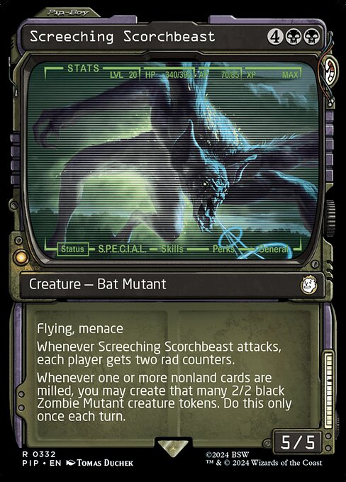 Screeching Scorchbeast (332) [Fallout]