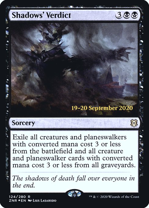 Shadows' Verdict (124s) [Zendikar Rising Promos]