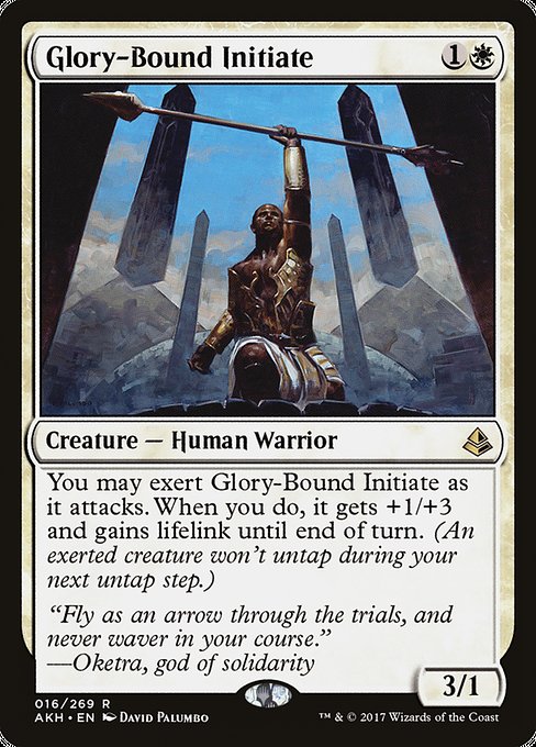 Glory-Bound Initiate (16) [Amonkhet]