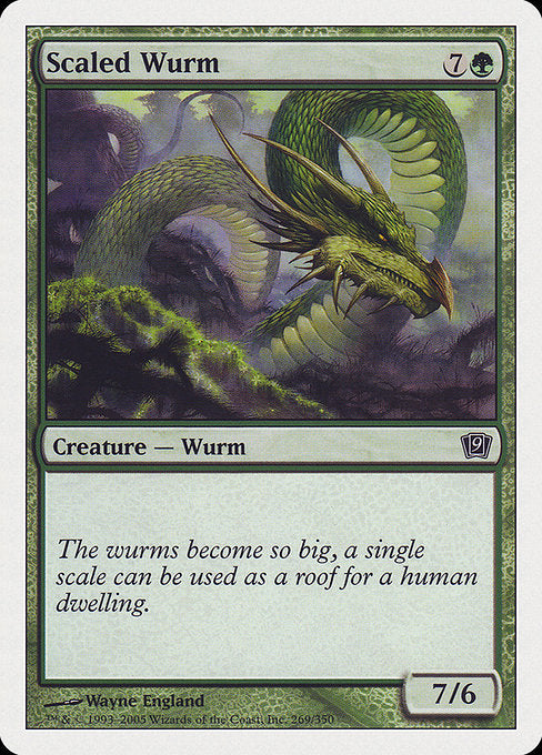 Scaled Wurm (269) [Ninth Edition]