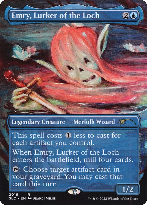 Emry, Lurker of the Loch (2019) [Secret Lair 30th Anniversary Countdown Kit] [Borderless]