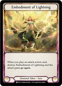 Embodiment of Lightning // Titan's Fist (ELE110 // ELE202) [Tales of Aria]