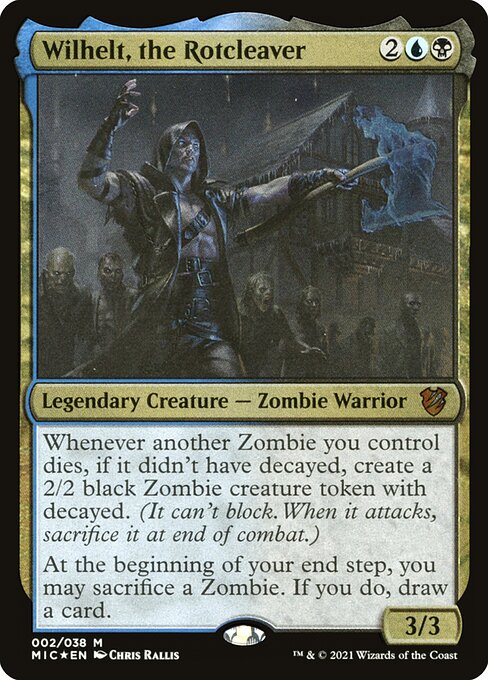 Wilhelt, the Rotcleaver (2) [Midnight Hunt Commander]