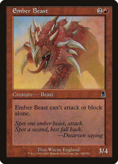 Ember Beast (190) [Odyssey]