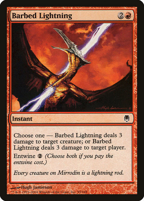 Barbed Lightning (55) [Darksteel]