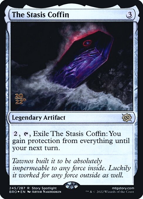 The Stasis Coffin (245s) [The Brothers' War Promos]