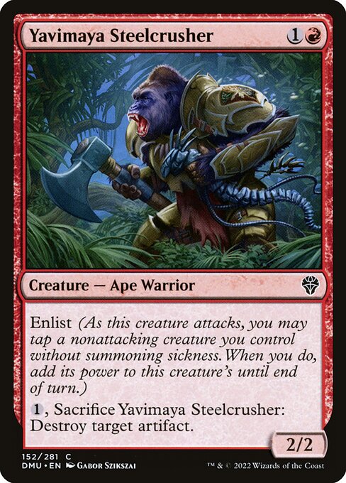Yavimaya Steelcrusher (152) [Dominaria United]