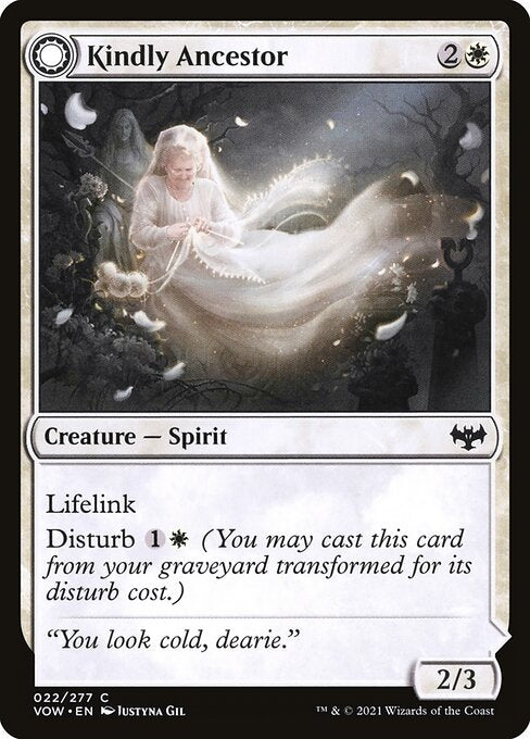 Kindly Ancestor // Ancestor's Embrace (22) [Innistrad: Crimson Vow]