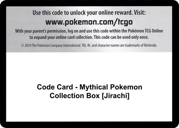 Code Card - Mythical Pokemon Collection Box [Jirachi] [Generations]