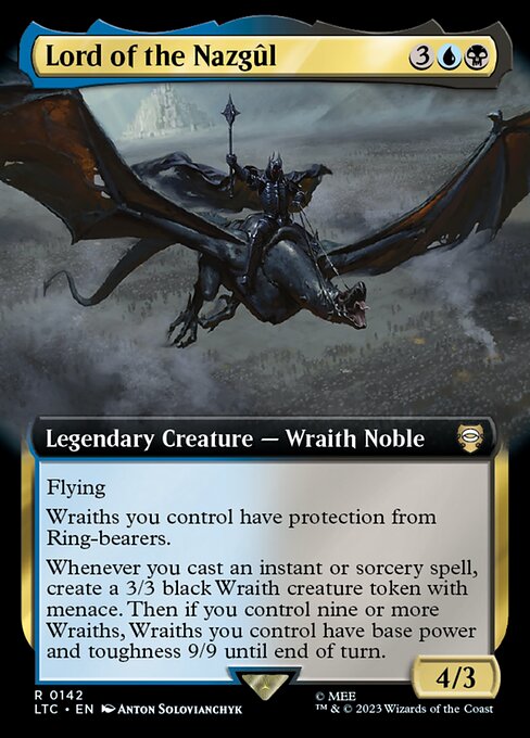 Lord of the Nazgûl (142) [Tales of Middle-earth Commander] [Extended Art]