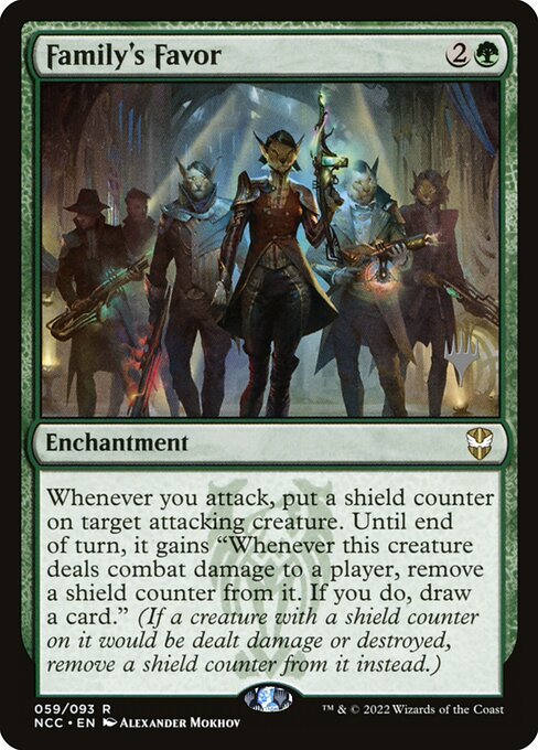 Family's Favor (59p) [New Capenna Commander Promos]