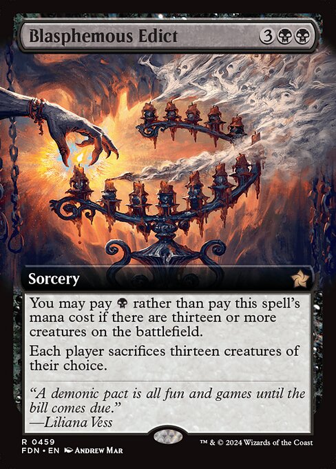 Blasphemous Edict (459) [Foundations]
