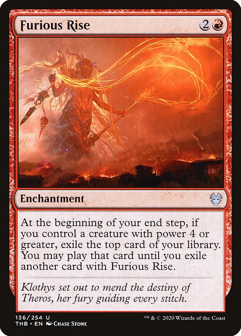 Furious Rise (136) [Theros Beyond Death]