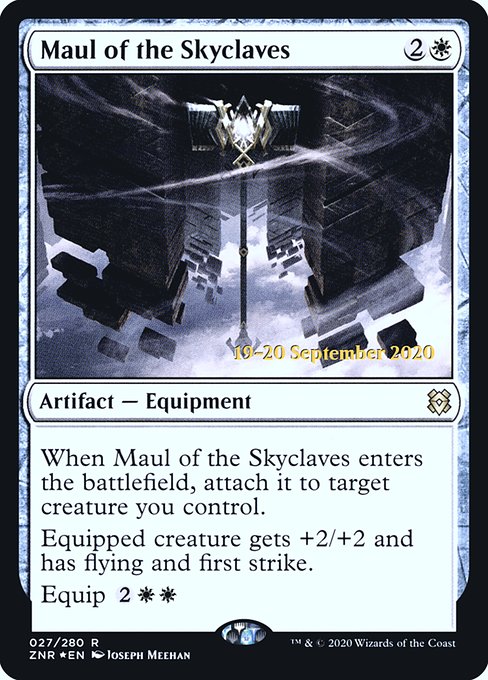 Maul of the Skyclaves (27s) [Zendikar Rising Promos]