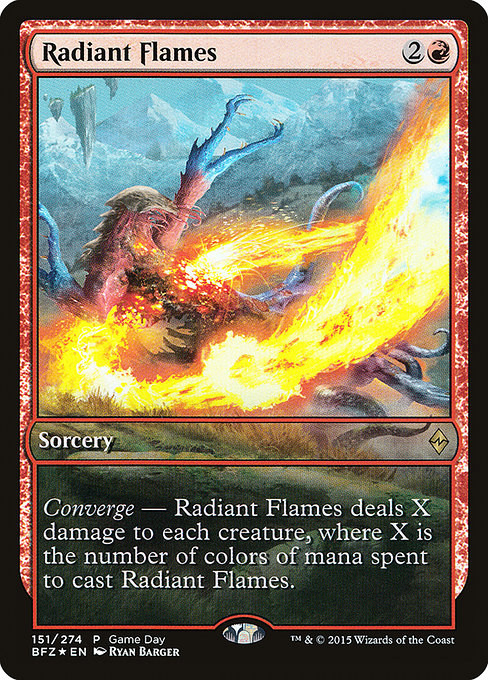 Radiant Flames (151) [Battle for Zendikar Promos]
