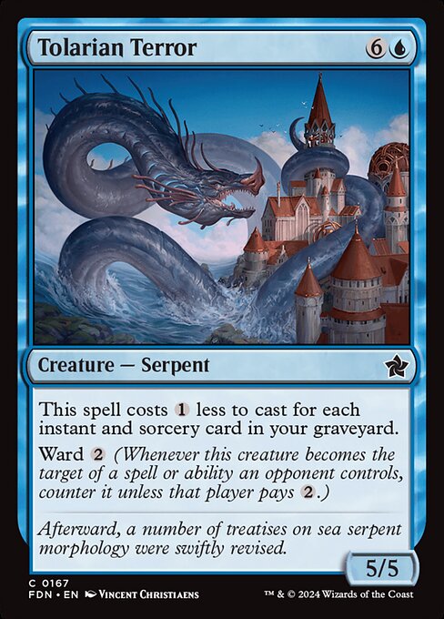 Tolarian Terror (167) [Foundations]