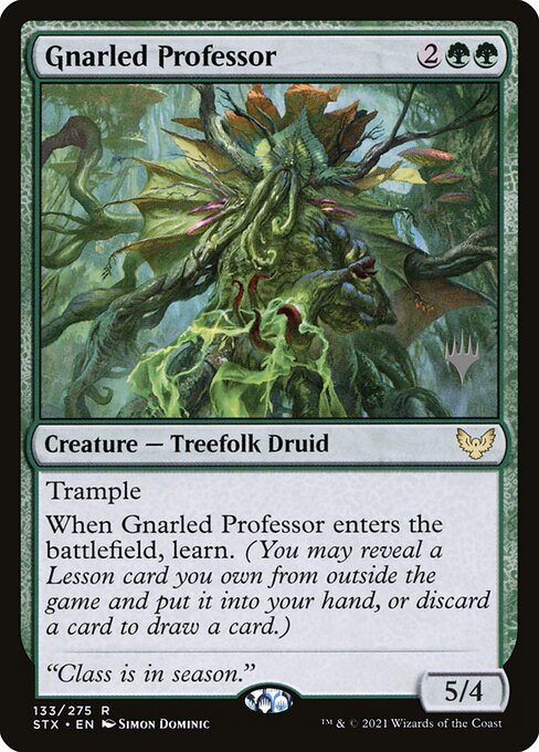 Gnarled Professor (133p) [Strixhaven: School of Mages Promos]