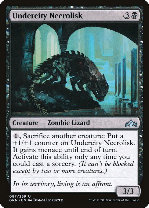 Undercity Necrolisk (87) [Guilds of Ravnica]