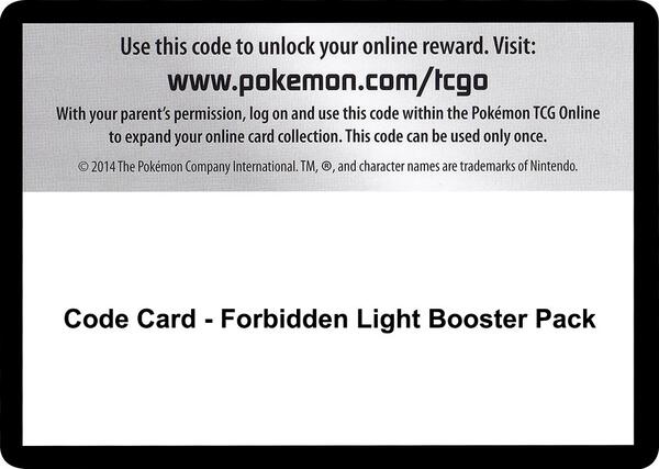 Code Card - Forbidden Light Booster Pack [SM Forbidden Light]
