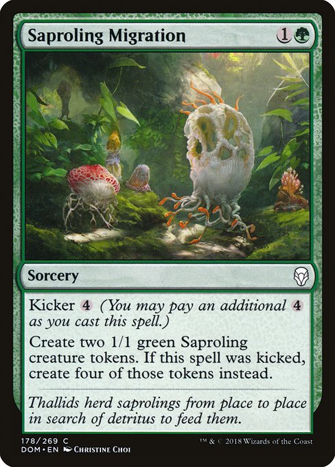 Saproling Migration (178) [Dominaria]