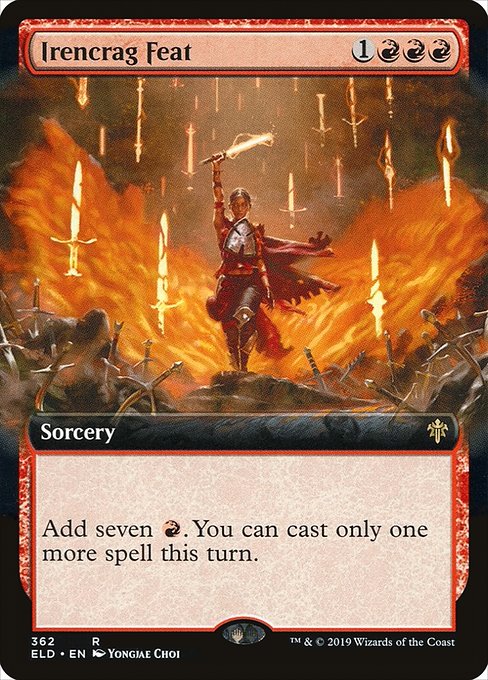 Irencrag Feat (362) [Throne of Eldraine] [Extended Art]