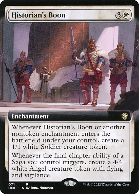Historian's Boon (71) [Dominaria United Commander] [Extended Art]