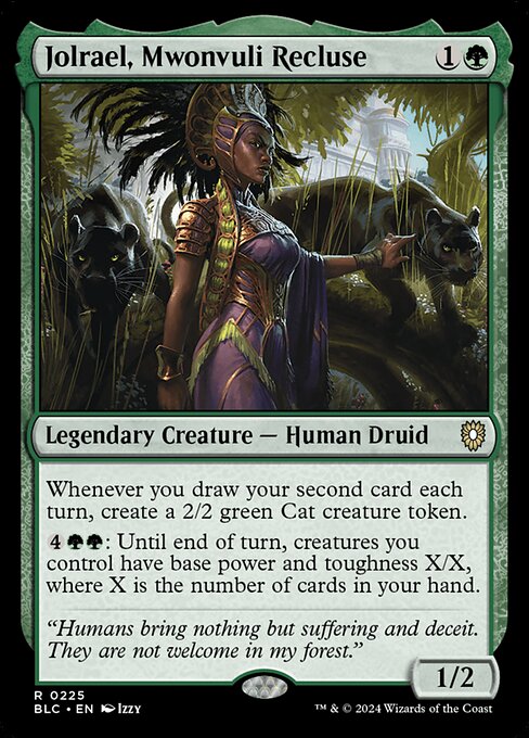 Jolrael, Mwonvuli Recluse (225) [Bloomburrow Commander]
