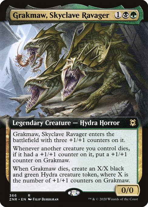Grakmaw, Skyclave Ravager (366) [Zendikar Rising] [Extended Art]