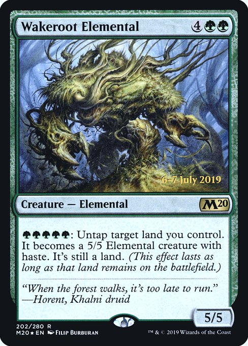 Wakeroot Elemental (202s) [Core Set 2020 Promos]