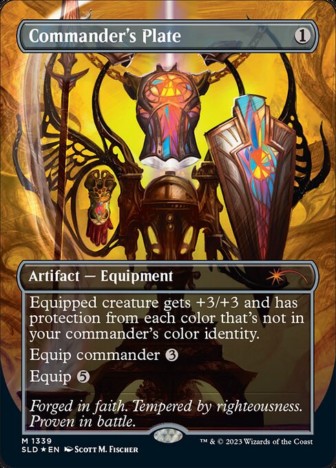 Commander's Plate (1339) [Secret Lair Drop] [Borderless]