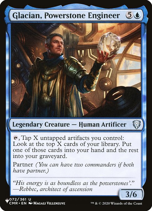 Glacian, Powerstone Engineer (CMR-72) [The List]