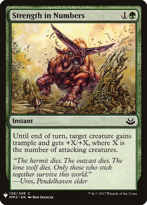 Strength in Numbers (MM3-138) [The List]