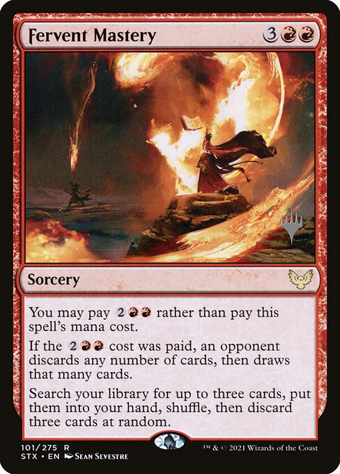 Fervent Mastery (101p) [Strixhaven: School of Mages Promos]
