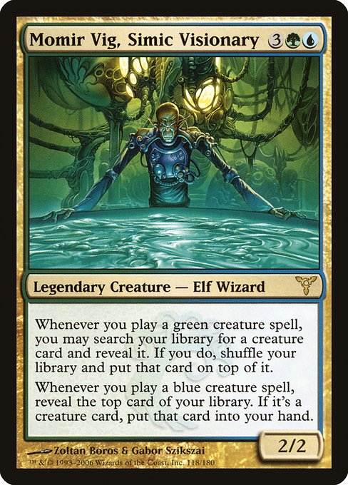 Momir Vig, Simic Visionary (118) [Dissension]