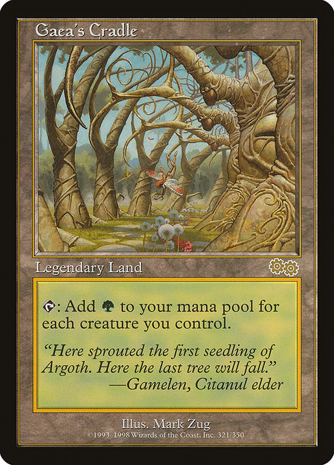 Gaea's Cradle (321) [Urza's Saga]