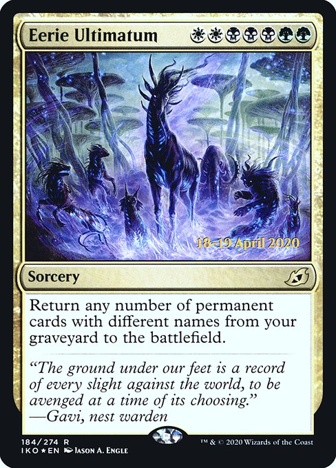 Eerie Ultimatum (184s) [Ikoria: Lair of Behemoths Promos]