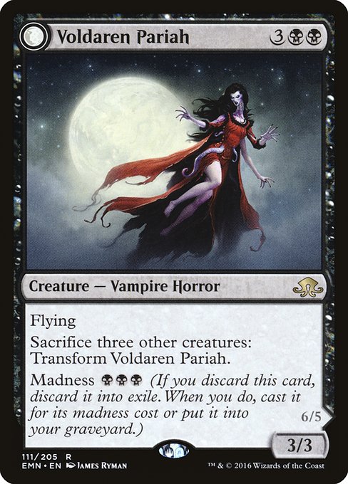 Voldaren Pariah // Abolisher of Bloodlines (111) [Eldritch Moon]