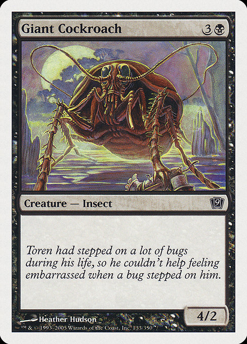 Giant Cockroach (133) [Ninth Edition]