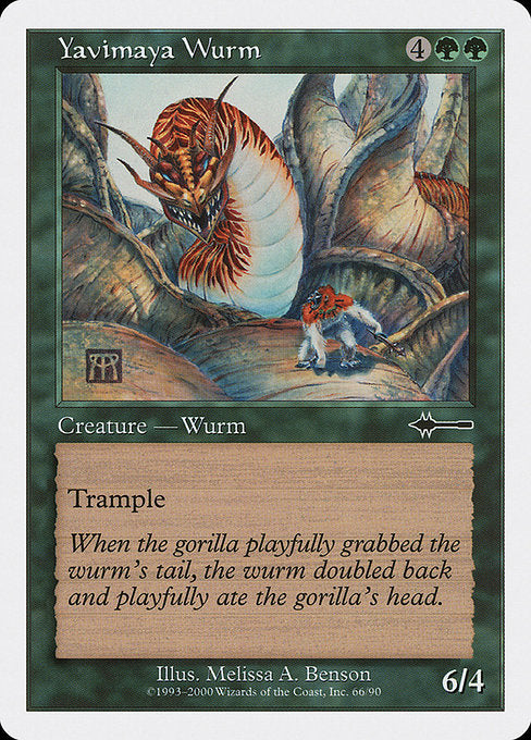 Yavimaya Wurm (66) [Beatdown Box Set]